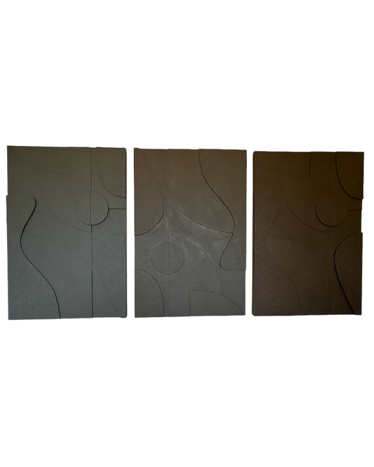 3D Wall Art - Green Hues