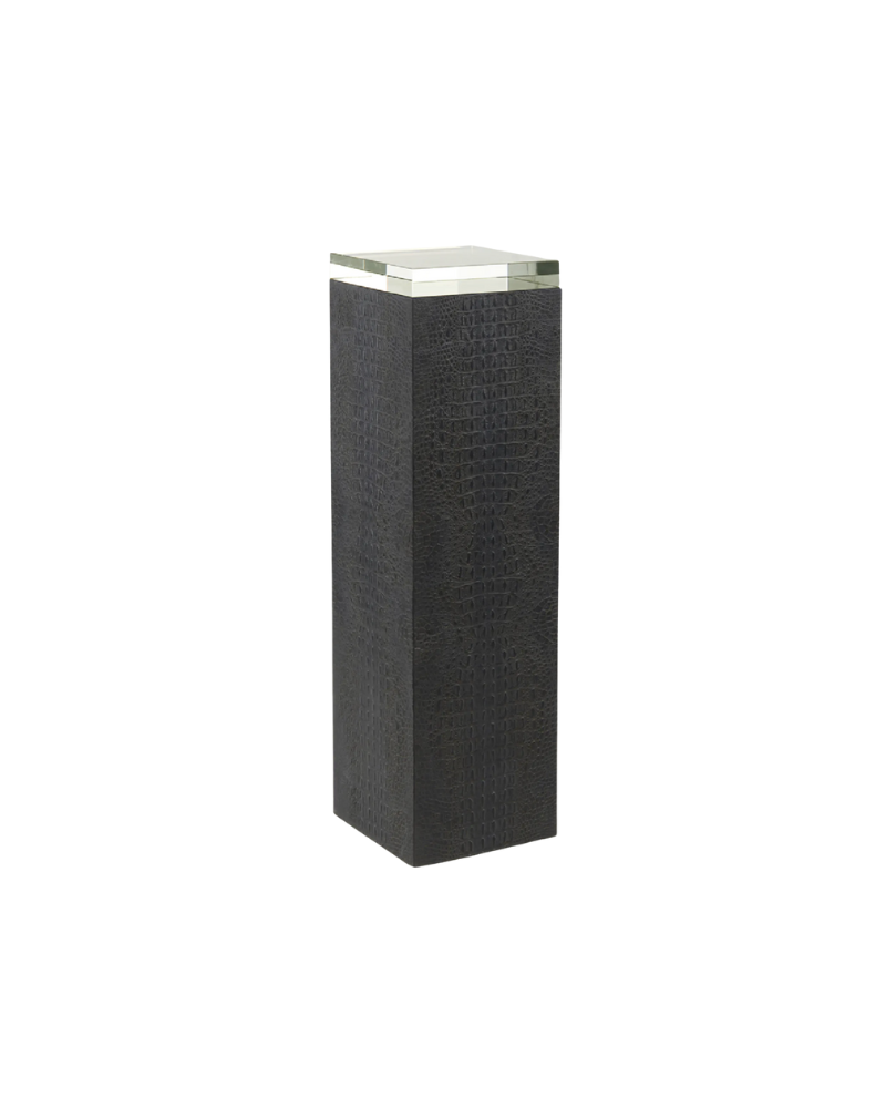 Pedestal - Black Croc